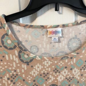 LuLaRoe Irma xL and large new   Beige geometric